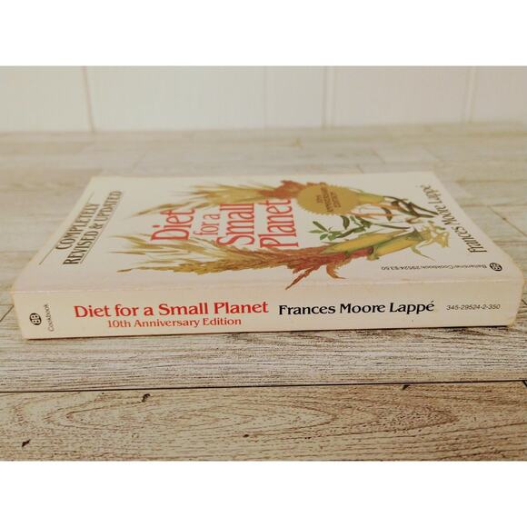 DIET FOR A SMALL PLANET By Frances Moore Lappe *Excellent Condition* 1983 PB Vtg - Picture 3 of 14